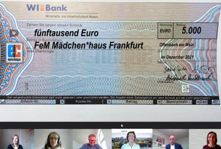 WIBank spendet für Mädchen in Not