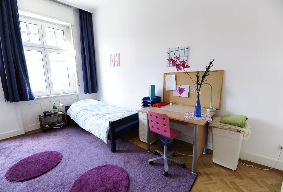 Ein Zimmer in der Mädchenzuflucht