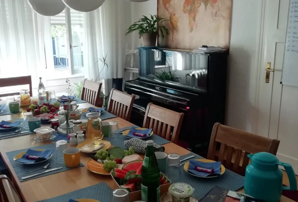 Das Esszimmer in der Mädchenzuflucht