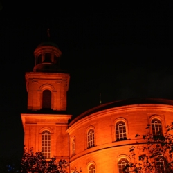 Paulskirche in Orange am 25.11.2020