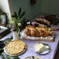 Buffet und Getränke